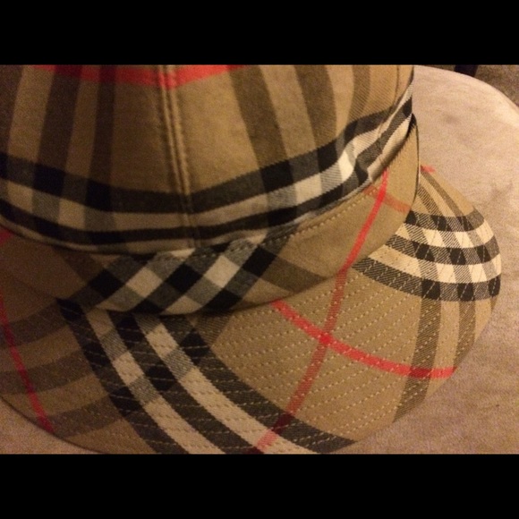 Burberry Nova Check Tan Multi Color Bucket Hat Size M - Picture 5 of 12